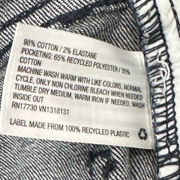 Womens a new day 4 27 Small Jeans Denim Navy Blue Bootcut Stretch High Rise NWT - Picture 11 of 12